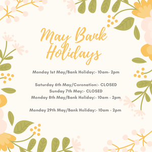 May Bank Holidays opening hours