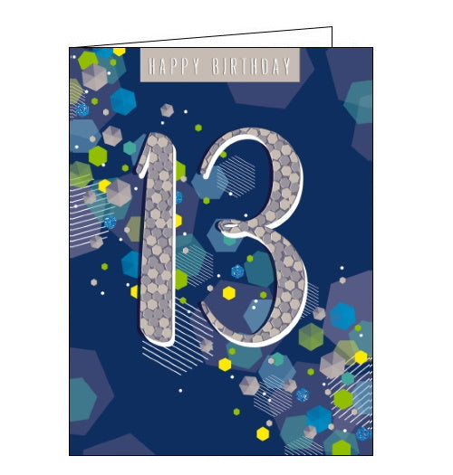 13th Birthday cards, 13 today, teenager birthday cards