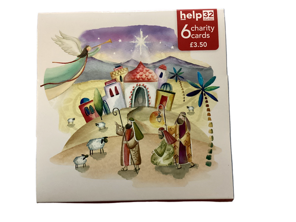 Starry night - Pack of 6 Charity Christmas cards
