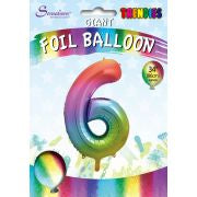 6 - Large multi-coloured Helium-Filled Balloon