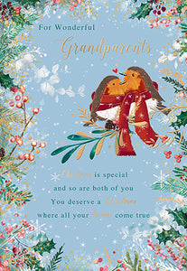 Wonderful Grandparents Christmas card