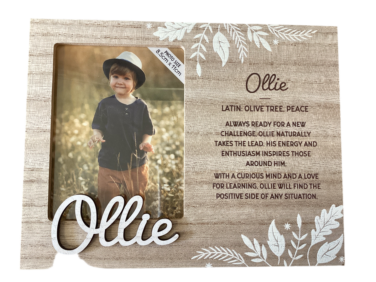 Ollie - Personalised Kids Picture Frame