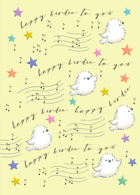 Birthday song card