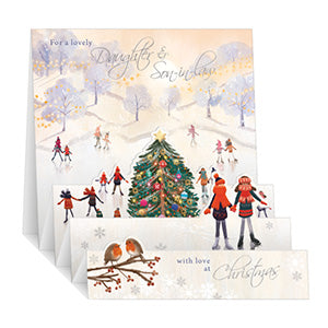 Daughter & Son-in-law  - Pop up Christmas card