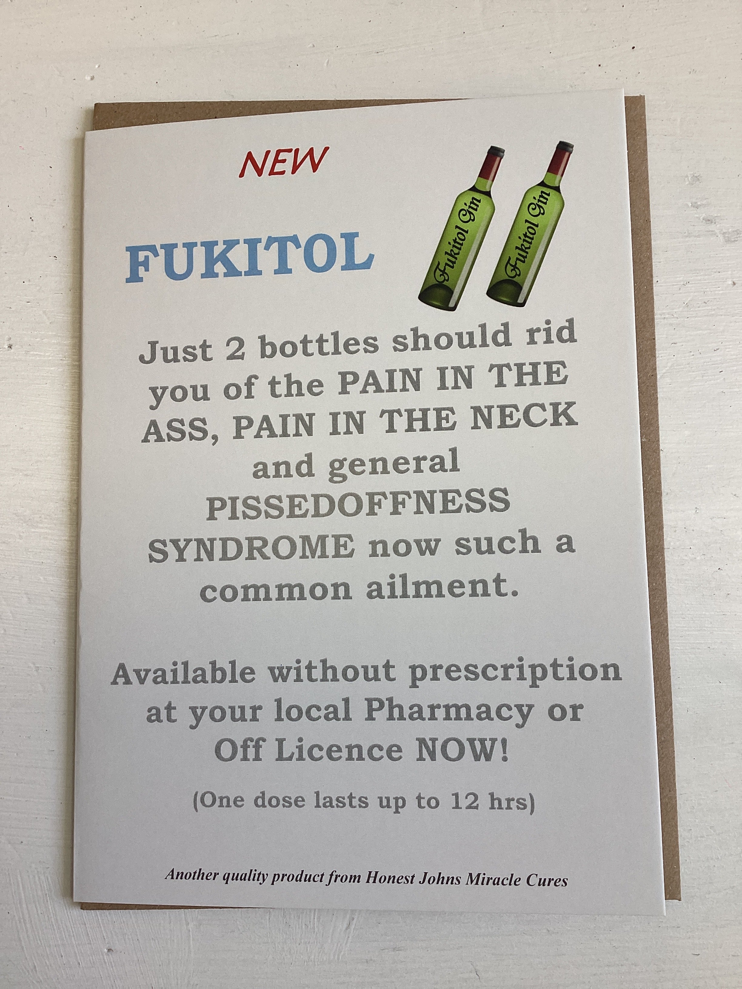 New Fukitol….....- Cowshed birthday card