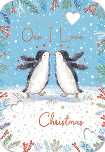 To the One I Love Christmas card