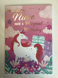 Special Niece - Birthday card