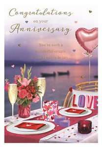 Such a wonderful couple - anniversary card