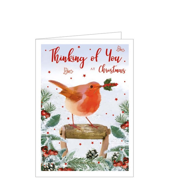 Thinking of You Christmas card