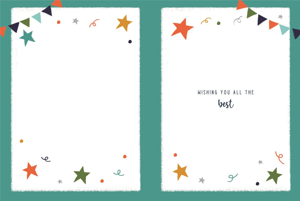 Large sorry you're leaving card