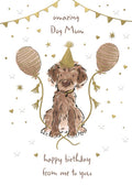 Amazing  Dog Mum Birthday card