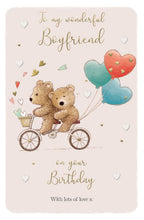 Wonderful Boyfriend on your Birthday card