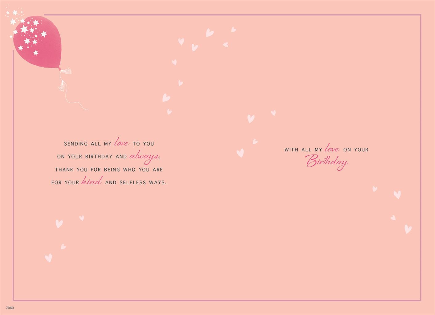 For my beautiful Fiancée  Birthday card