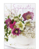 Hellebores - sympathy card
