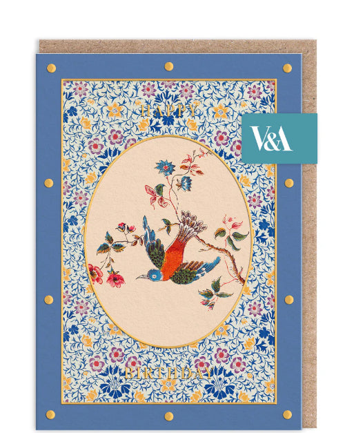 Cottagecore Bird in Flight - V&A Birthday card