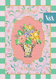 Vase of flowers - V&A Birthday card