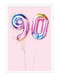 90th Birthday card