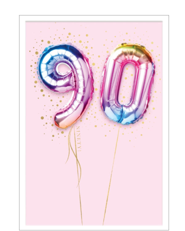 90th Birthday card