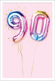 90th Birthday card