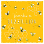Thank you a BUZZillion - pack of 6 thank you cards