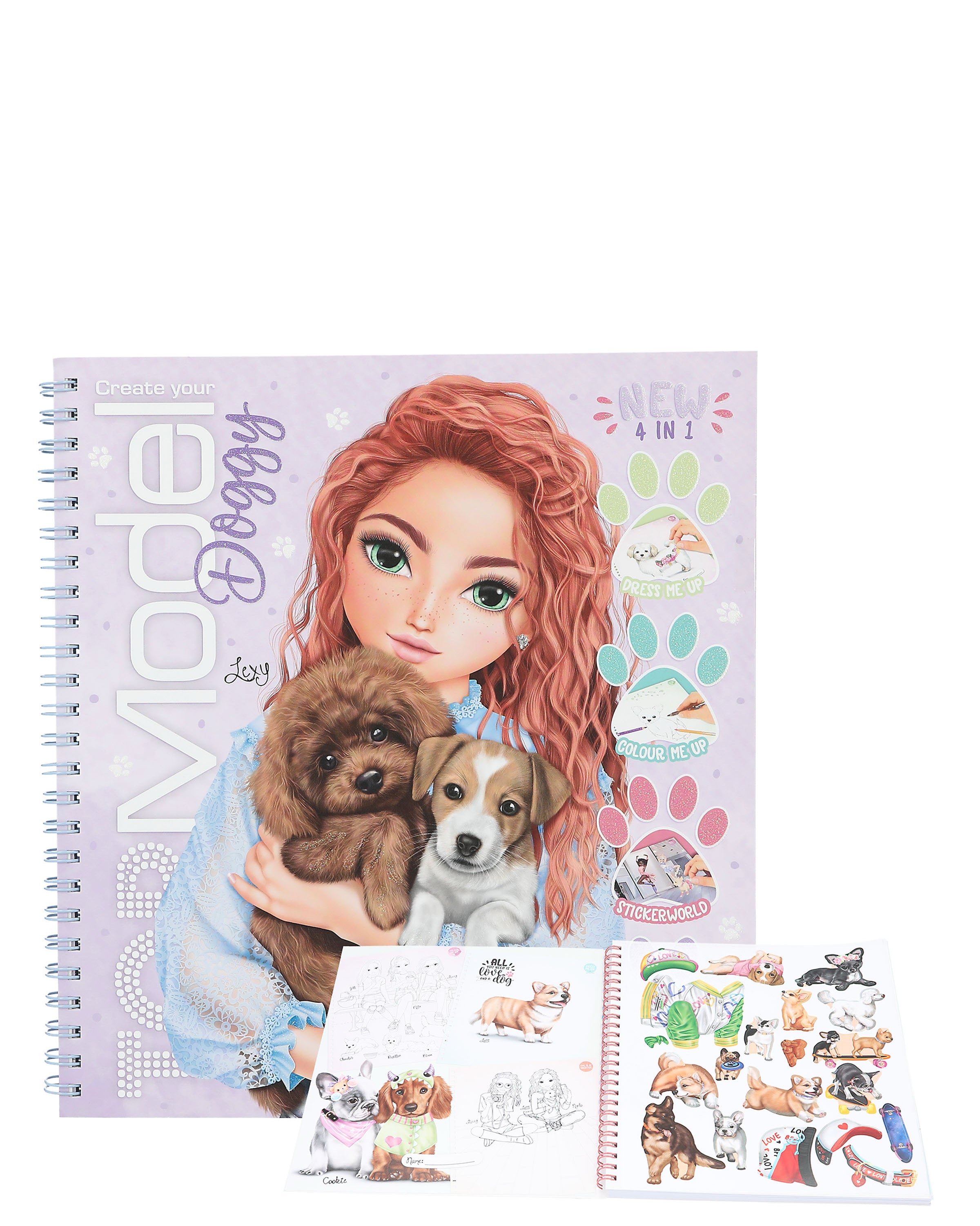 Create Your Doggy Colouring Book - Top Model by Depesche