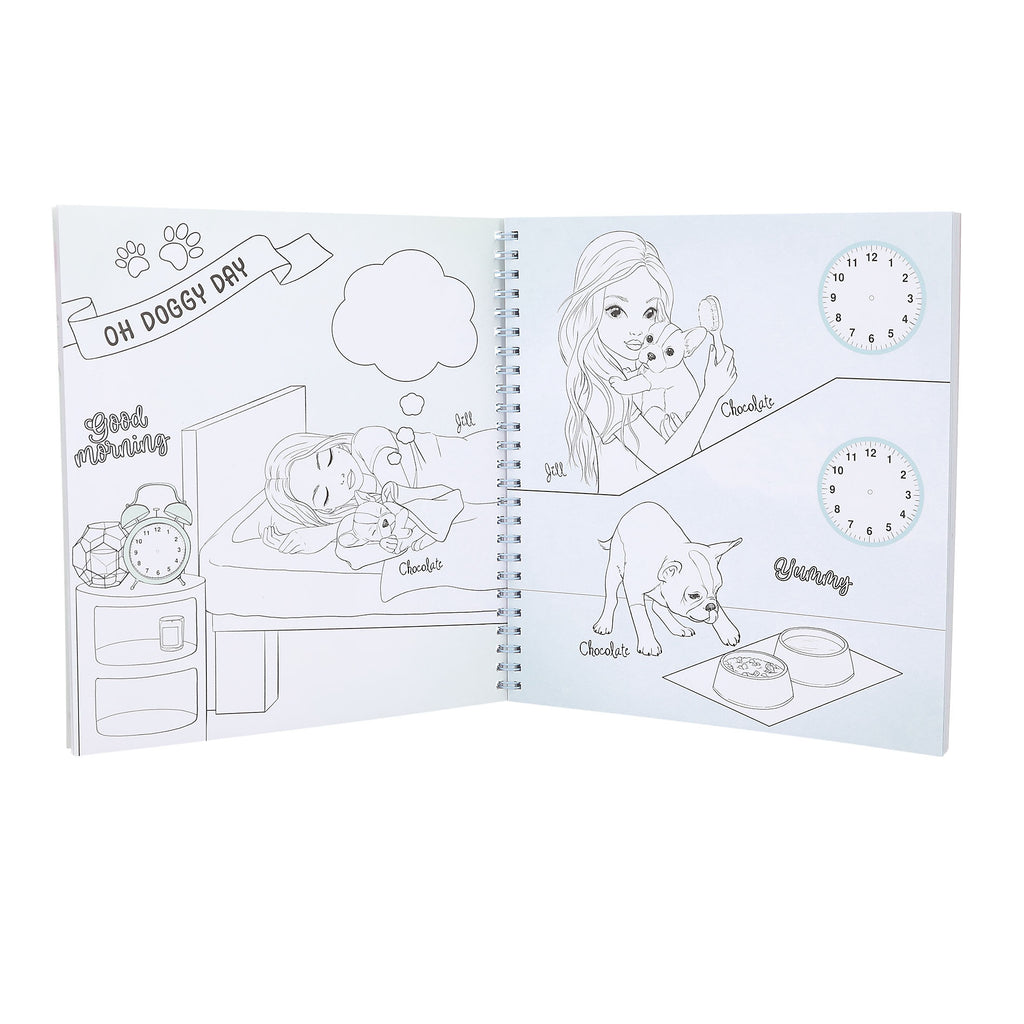 Create Your Doggy Colouring Book - Top Model by Depesche