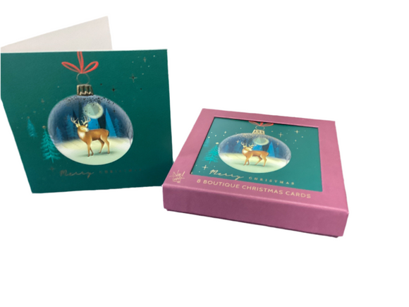 Winter forest - Box of 8 Christmas cards