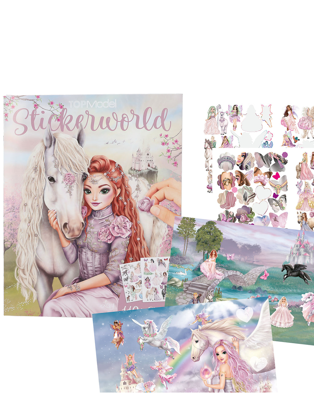 Viva Violet Sticker Book - Top Model by Depesche