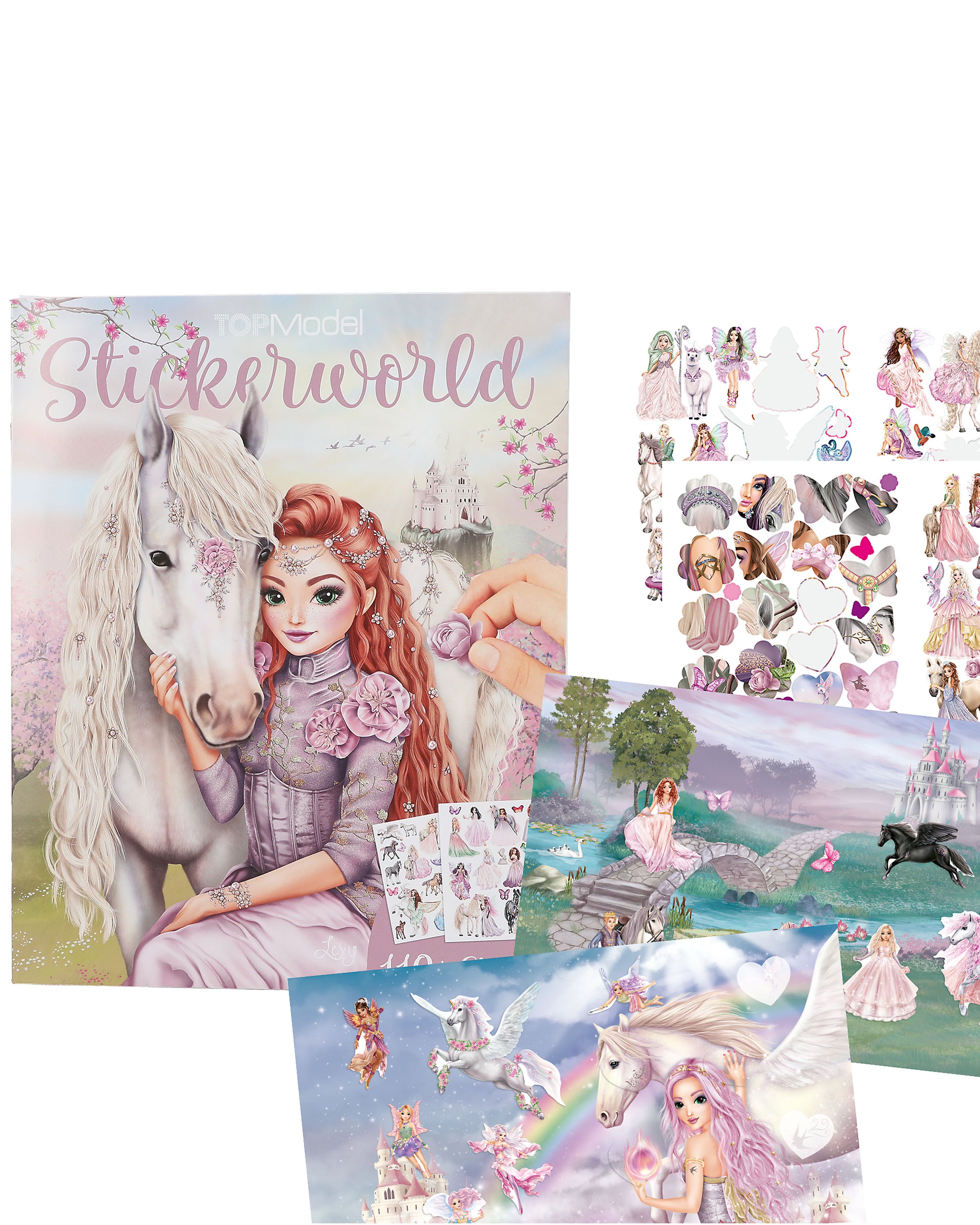 Viva Violet Sticker Book - Top Model by Depesche