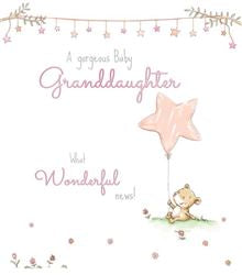 Gorgeous baby Granddaughter - new baby card