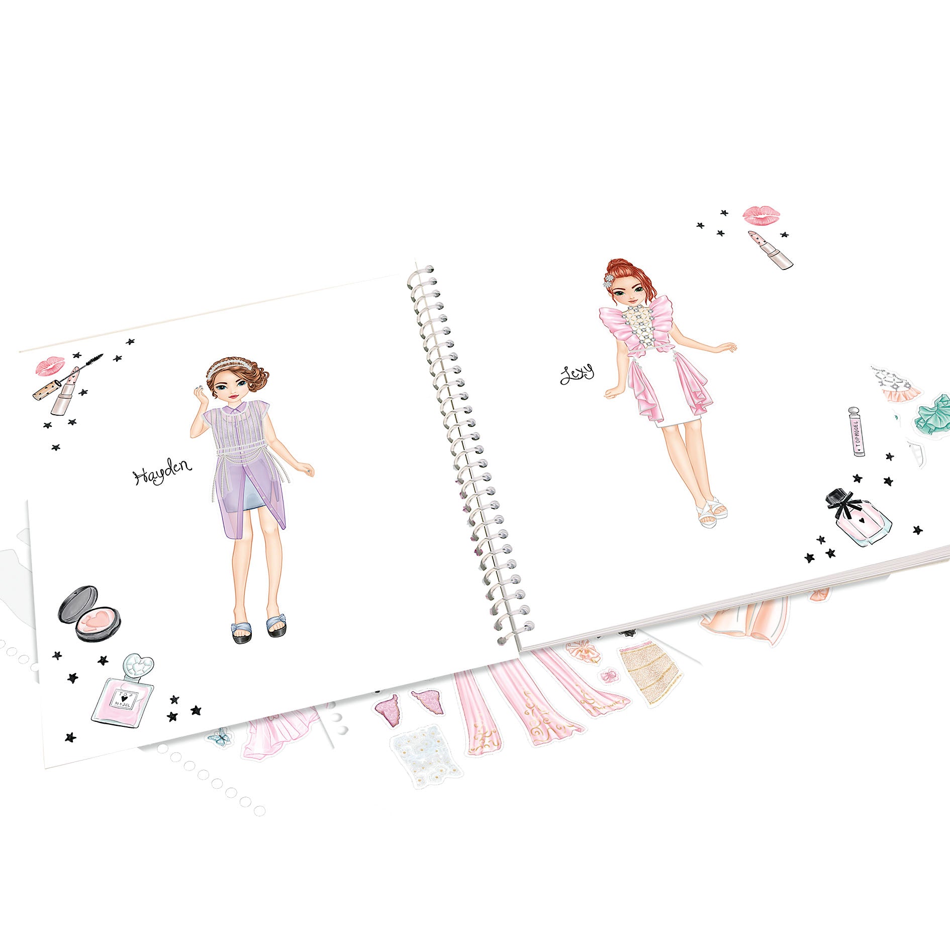 Create Your Glam Look Activity Book - Top Model by Depesche