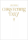 On your Christening Day card