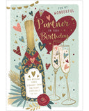 Wonderful Partner - Birthday card