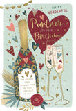 Wonderful Partner - Birthday card