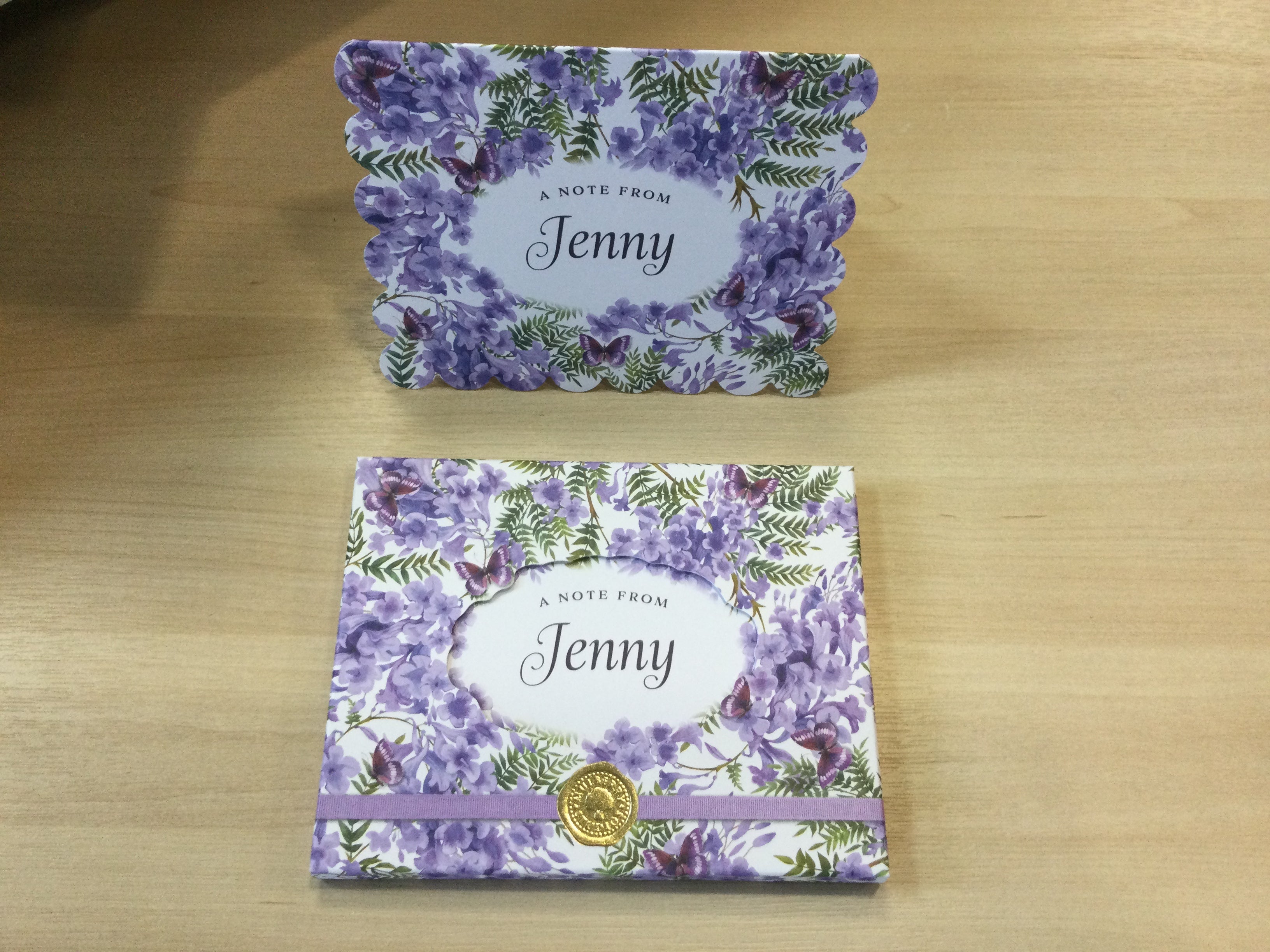 A Note from Jenny - 8 notelets