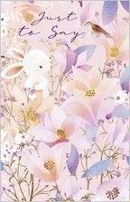 Just to say, bunnies - pack of 8 notecards