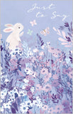 Just to say, bunnies - pack of 8 notecards
