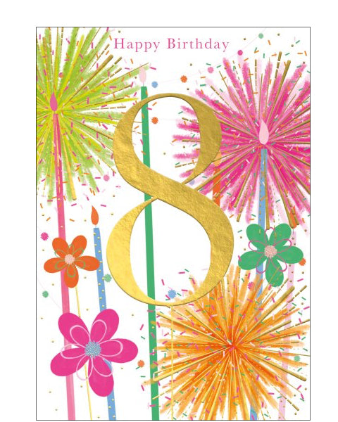 8th Birthday card