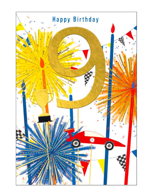 9th Birthday card