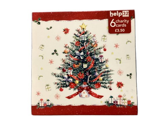 Christmas tree - Pack of 6 Charity Christmas cards