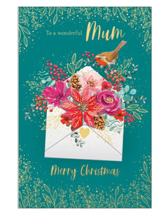 Wonderful Mum Christmas card