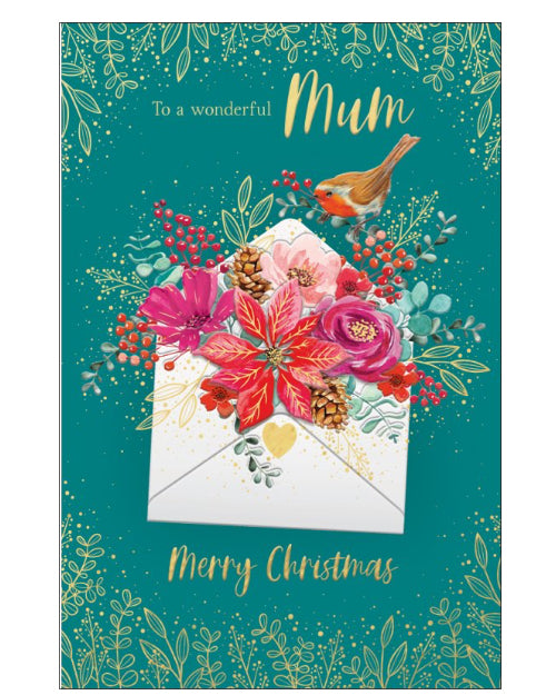 Wonderful Mum Christmas card