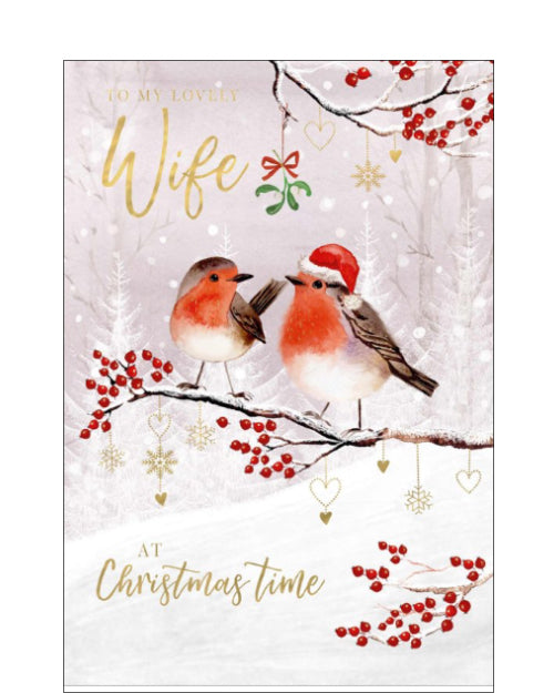 Lovely Wife Christmas card