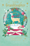 Lovely Granddaughter Christmas card