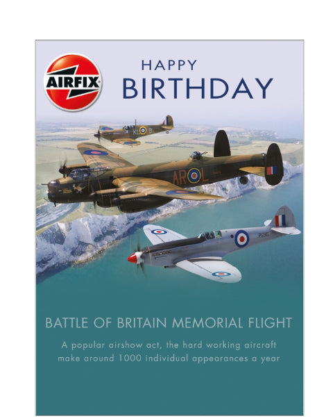 Battle of Britain Memorial Flight - Airfix Birthday card