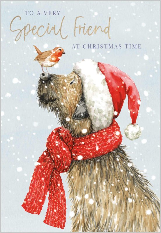 Special Friend Christmas card