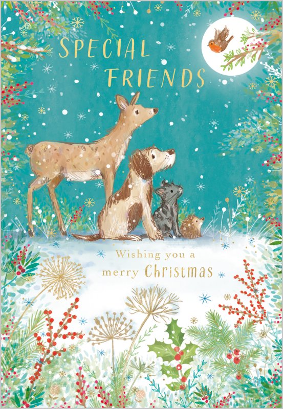 Special Friends Christmas card