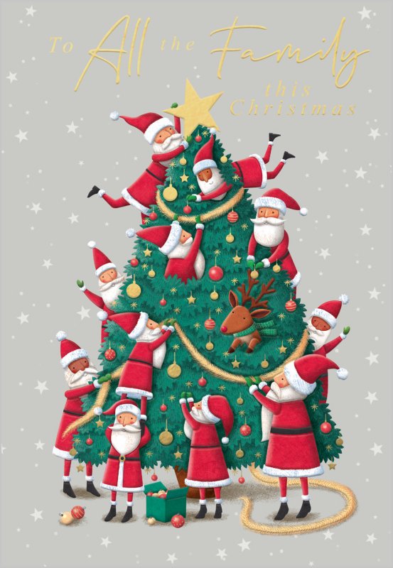 To All the Family Christmas card