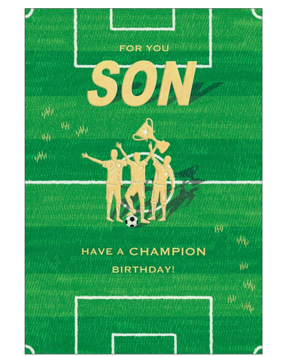 Son, Have a Champion Birthday card