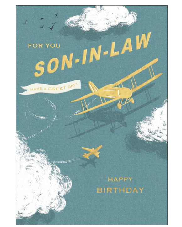 Son-in-law - Birthday card